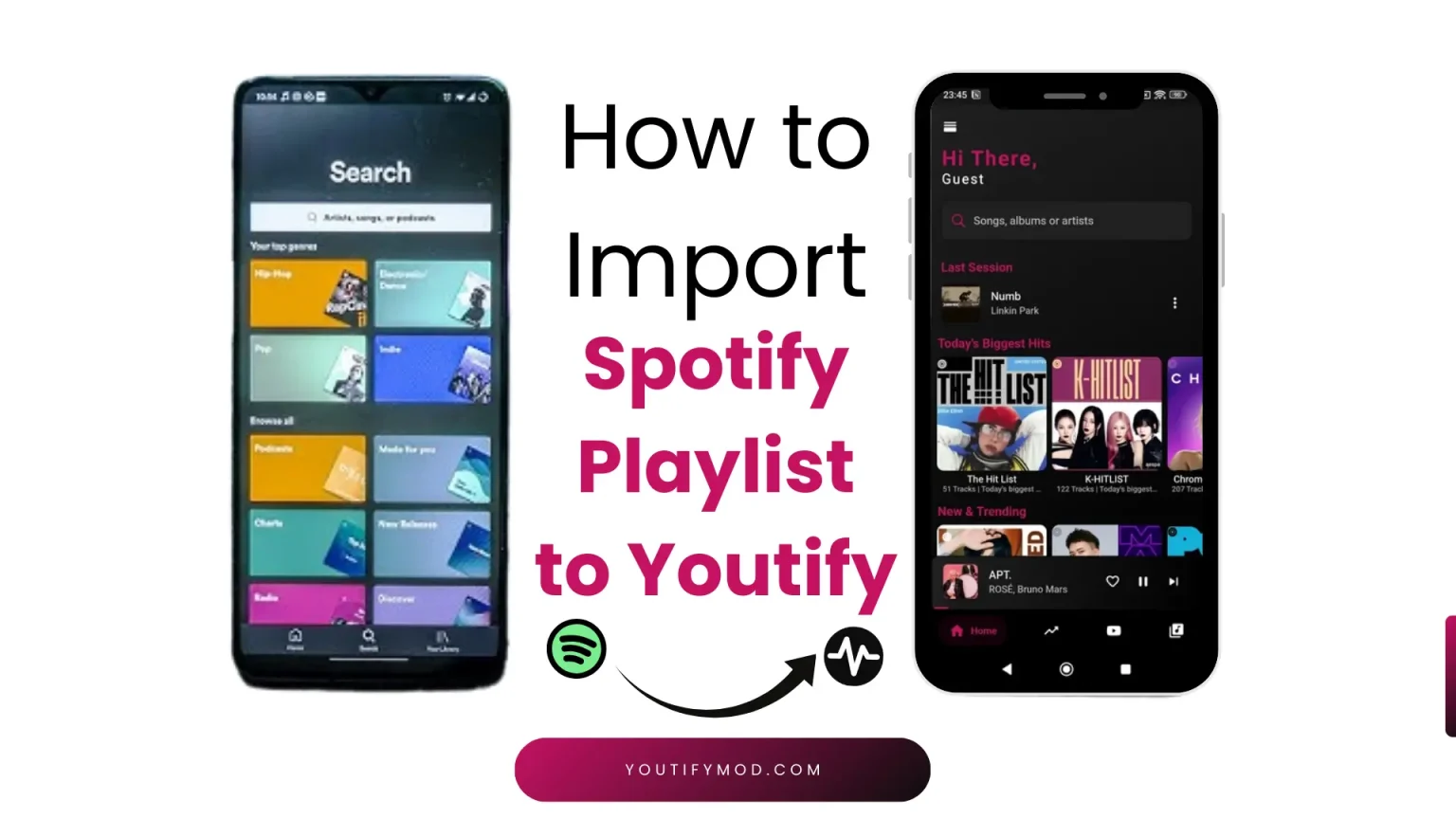 How to Import Spotify Playlist to Youtify Step by Step Guide 1 Step-by-step guide on how to import Spotify playlist to Youtify app for seamless music transfer across devices.